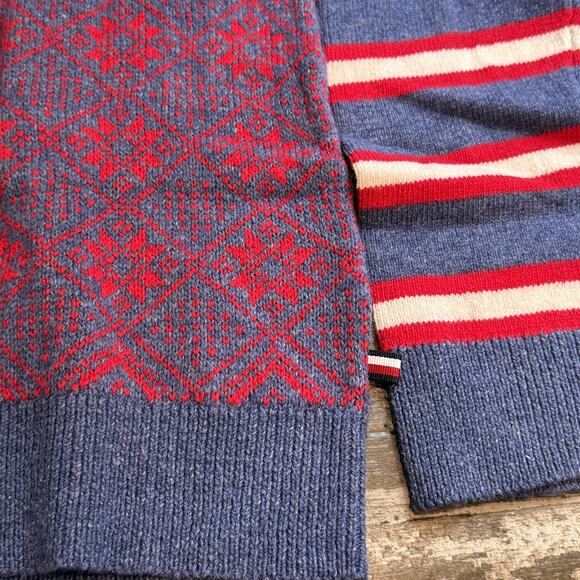 Tommy‎ Hilfiger Sweater Womens Medium Snowflake Crewneck Pullover Wool Blend NEW - Picture 7 of 14